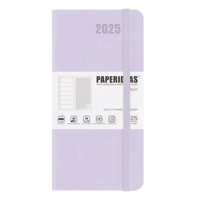 Kinbor 2025 Weekly Planner Week Daily Agenda Journal Notebook Hard Cover Calendar Monthly Schedule To Do List Time Organizer