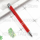 Wholesale 100 50 20Pcs Laser Engraver Personalized Customized Logo Ball Pen Creative Business School Birthday Wedding Small Gift