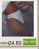 Sexy y2k clothes metal rhinestone corset crop top women summer nightclub party tops for woman see through beach halter tank top