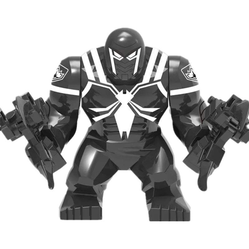 Disney Building Blocks Mini Model Figures Big Goblin Spiderman Iron Man Venom Captain Hawk Deadpool Technic Armor City Gift Toys