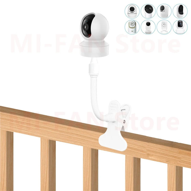 Universal Baby Monitor Holder Flexible Baby Camera Clip Mount Shelf No Drilling Safer Monitor Stand for Xiaomi TPLINK EZVIZ Came