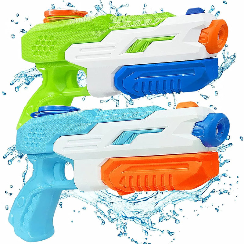 2 PCS Water Guns Summer Soaker Squirt Guns 600CC for kids Boys Girls Adults 2 Pack Outdoor Toy for Swimming Pool Yard Lawn Beach