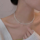 YWYC 4-5mm Baroque Freshwater Pearl Necklaces 38cm 45cm 50cm 925sterling Silver Necklaces Jewelry Gift 2026 New Arrivals