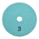 3PC Polishing Pads Granite Polishing Tool Pad Sanding Disc 4 Inch 100mm Dry/Wet Diamond 3 Step Polishing Granite Marble Disk