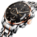 NIBOSI Watch Men Top Brand Luxury Blue Male Date Quartz Mens Watches Waterproof Sport Watch Clock Wristwatch Relogio Masculino
