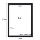 5PCS Magnetic Poster Display Frame A4/A5/A6 Self-adhesive Non-developmental Photo Art Wall Sticker Frame for Photos Certificate