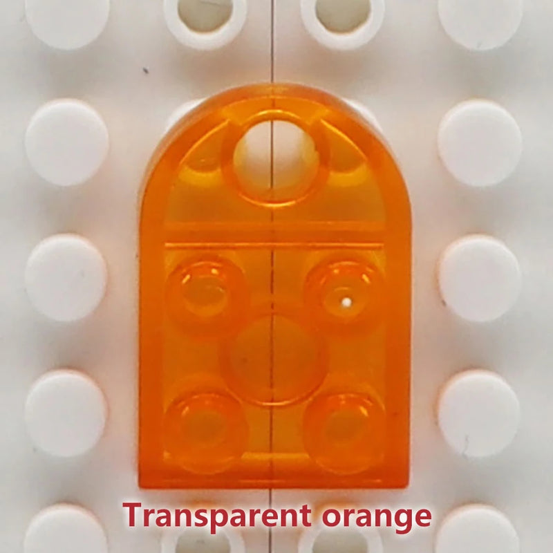 50pcs DIY Building Blocks 3176 Brick Heart Necklace/Key Ring Toys 2x 3 Heart-shaped Multicolor Educational Toy Gift for Children