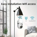 Ease Life APP-Light Bulb Security Cameras Outdoor Wireless WiFi Camera 5GHz, 360 Degree, E27 Light Socket Screw In Securi