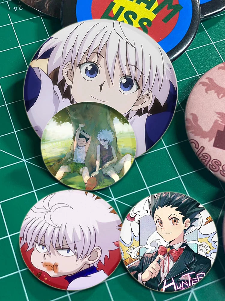 Hunter X Hunter Pin Handmade Brooch for Clothes Cartoon Cosplay Badge Backpack Decoration Jewelry Gift