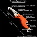 Tragbares Klappmesser Express Paketmesser Geschenk Schlüsselanhänger Gezacktes Hakenmesser Outdoor Camping Handgepäck Überlebenswerkzeug Kartonöffner