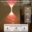 4PCS USB Rechargeable Motion Sensor Night Light 3 Modes, LED Magnetic Mounting Up Down Wall Lamp Indoor for Stairway, Bedroom