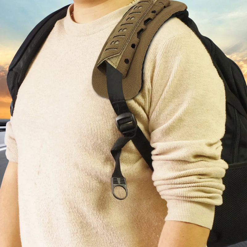 1/2/4PCS Laser Cutting Tactical Vest Shoulder Strap Pads For Hunting Vest Backpack Comfort Mesh Cushion Shoulder Pad for Outdoor