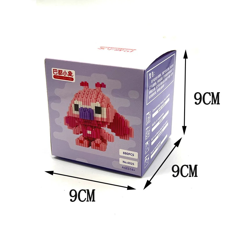 Disney Sanrio Kulomi Building Block Toys Cartoon Characters , Mario Katie Cat Small Particle  Assembly Toys Wholesale Spider-Man