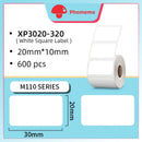 Phomemo M110 Thermischer kabelloser Etikettendrucker Tragbarer Bluetooth-Aufkleber Mini-Drucker Barcode-Etikettenhersteller Preisschilddrucker DIY