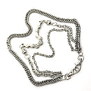 Punk Waist Chain Belt Silver Trousers Chain for Men Jeans Belt Chain for Pants Cool Metal Rock Chain Hiphop Summer Jewelry Man