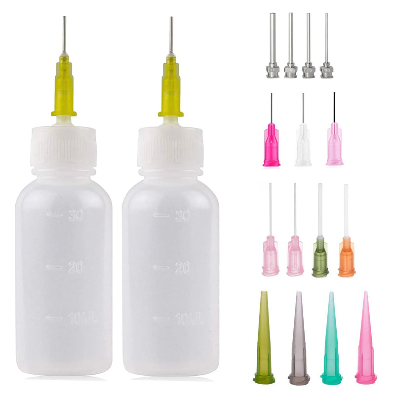 1set tip applicator bottle set science laboratory measuring watering supplement, pets,  students, glue applicator