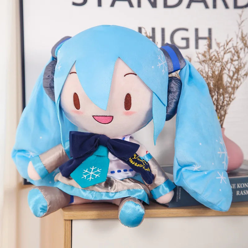 Miku Figure 32Cm Japan Anime Hatsune Miku Plush Puppet Baby Kawaii Doll Toys Girl Birthday Party Christmas Decoration Ornaments