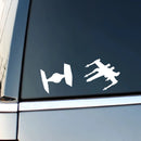 AT Walker Ground Battle Ship Vinyl Art Sticker Star Wars Easter Egg Decals Death Star Decal X Wing Stickers Car Window Decor