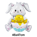 Easter Outdoor Party Games for Family Bunny Potato Sack Race Jumping Bags Kids Easter Egg Spoon Race Eggs Hunt Games Party Favor