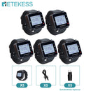 RETEKESS Hookah Wireless Waiter Calling System Restaurant Pager T128 Watch Receiver T117 Call Button Customer Service For Cafe