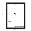 5PCS Magnetic Poster Display Frame A4/A5/A6 Self-adhesive Non-developmental Photo Art Wall Sticker Frame for Photos Certificate