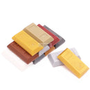 Marumine 50PCS Tile Special 1x2 Ingot Bar Gold Money Pirate MOC Brick Part 99563 Assembles Particles Building Blocks Accessories