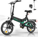 16 electric bike HITWAY W/36V Foldable Electric Pedal Assistance with 7.8ah Battery, Accelerator-Free, for teen