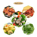 12pcs/set 30cm Reusable BBQ Skewers With Wooden Handle Barbecue Needle Wood Stainless Steel Flattened Rounded Sign Optional Meat