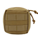 VULPO Tactical Mini Multi-purpose MOLLE EDC Tool Pouch Knife Compass Flashlight Card Storage Bag Hunting Camping Micro Waist Bag