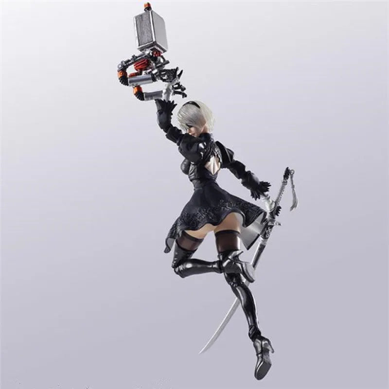 Nier Automata YoRHa No.2 Type B 2B Action Figure Anime Figuras Toys Machine Lifeform Figurine Collection Model Gift for Children