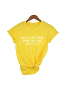 Women's Graphic Funny T Shirt Cute Tops Teen Girl Tee  Letter Print Casual Tee Short Sleeve Tops Tumblr Quotes Clothes