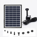 Solarbrunnen mit Wasserpumpe und 3 Sprühköpfen für Teich und Garten