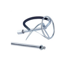 Paint and Mud Mixer Stirring Rod for Drill Agitator Mixing Rod Concrete Mortar Mixer, Silver