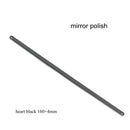 10pcs Stainless Steel Straight Cuff Bangle Blank Plain Rod Bracelet Diy Laser Engraving Bracelet Jewelry Charms Accessories