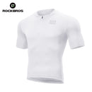 ROCKBROS Men Cycling Jersey Summer Breathable MTB Road Bicycle T-shirts Quick Dry Sports Run Short Sleeve T-shirt Bike Tops