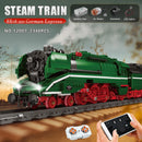 MOULD KING 12007 Technical Car Toys The APP&RC Motorized BR18 201 German Express Train Model Building Blocks Bricks Kids Gift