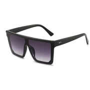 Retro Großrahmen Damen Sonnenbrille Marke Schwarz Quadratisch Verlauf Uv400 Coole Herren Sonnenbrille Einteiler Designer 2023