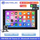 Universal 7"/9"/10" Car Radio Android 13 Wireless CarPlay Android Auto multimedia player WiFi GPS Navi RDS USB 2 Din Car Stereo