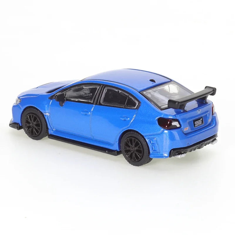 JKM1:64 Subaru WRX STI Blue 1/64 Alloy Die-casting Metal alloy Diecast car model boys toy gift Christmas