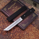 Thickened mirror sharp samurai sword high quality outdoor hunting straight tactical knife collection gift knife
