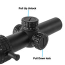 1-5X24 Tactical Optical Rifle Scope Red and Green Illuminated Reticle Hunting Scopes Compact Scope Ar15 Sight