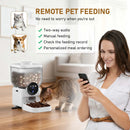 Automatic Cat Feeder Rechargeable Wifi Smart Pet Feeder App Controlled Cat Feeder With Camera Built-in Battery Cat Dog Feeder