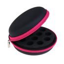 12 Bottles Round Essential Oil Storage Bag Essential Oil Organizer Case 1ml 2ml