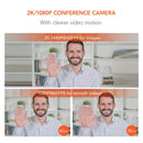 NUROUM V15-AFL 2K Full Hd Webcam Auto Focus Ring Light Web Camera For Pc And Laptop