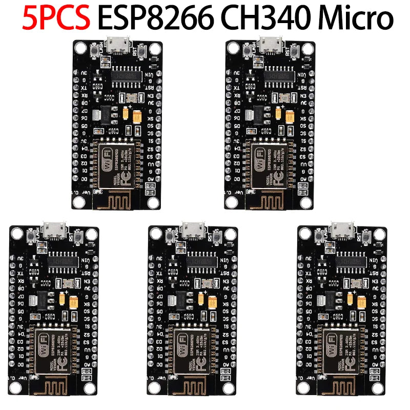 Wireless Module CH340/CP2102/CH9102X NodeMcu V3 V2 Lua WIFI Internet of Things Development Board Based ESP8266 ESP-12E