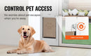 The Threshold | Adjustable Sliding Glass Pet Door with Tempered Aluminum Frame