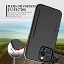 Kreditkarten-Schutzhülle für iPhone 14 Pro 13 12 11 Pro Max iPhone 13 mini x xr xs 6 6s 7 8 Plus se 2020 Cover Coque