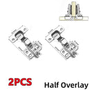 ZEXEF Stainless Steel Hydraulic Hinges Cabinet Door Spring Hinge Damper Buffer Quiet Closing Kitchen Cupboard Furniture Hardware