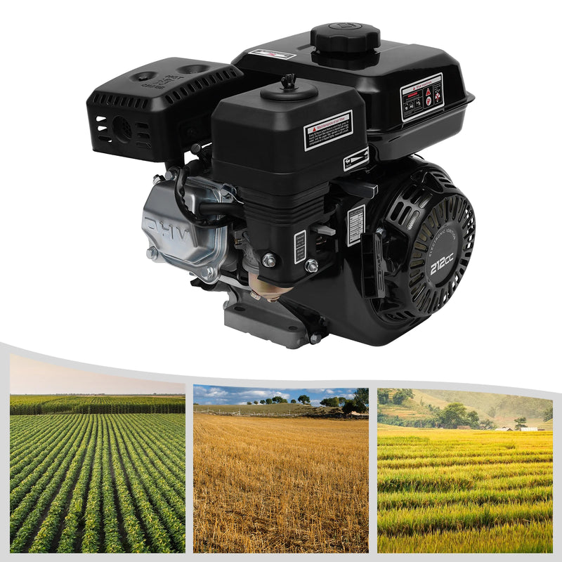 210cc 7.5HP Petrol Engine 4 Stroke Gasoline For Honda GX160 Air Cooled  Horizontal 168F Pullstart