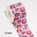 DIY Cartoon Happy New Year Merry Christmas Printed Grosgrain Ribbon For Craft Supplies Sewing Accessories 5 Yards. 86806